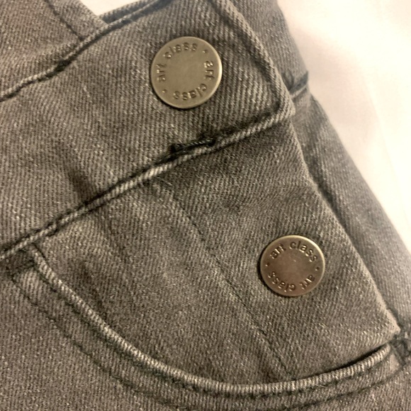 NWOT Art Class Girls Gray Denim Jean Dress Skirt Overalls Jumper 6/6X 6 6X - Picture 4 of 6